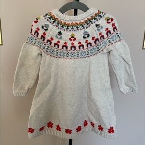 Hanna Anderson Holiday Sweater Dress